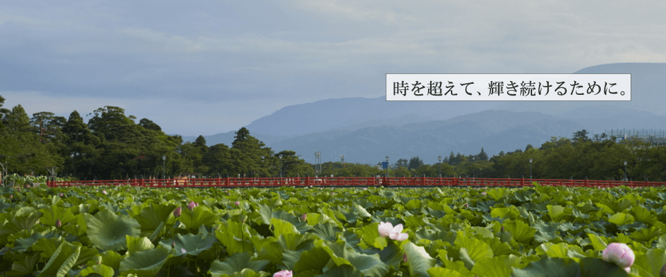 時を超えて、輝き続けるために。